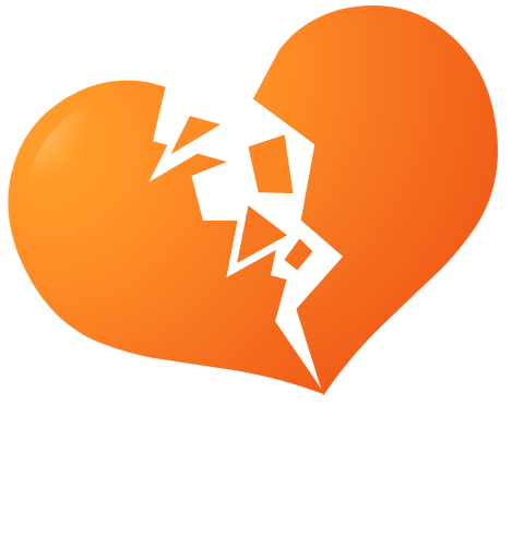 Broken heart illustration indicating system maintenance